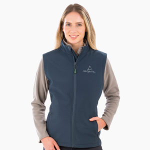 Women's Recycled 2-layer Printable Softshell Bodywarmer