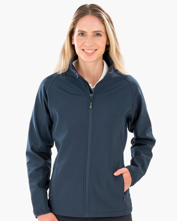Women's Recycled 2-layer Printable Softshell Jacket